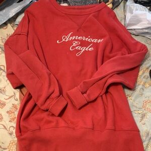 American Eagle Outfitters Red Pullover